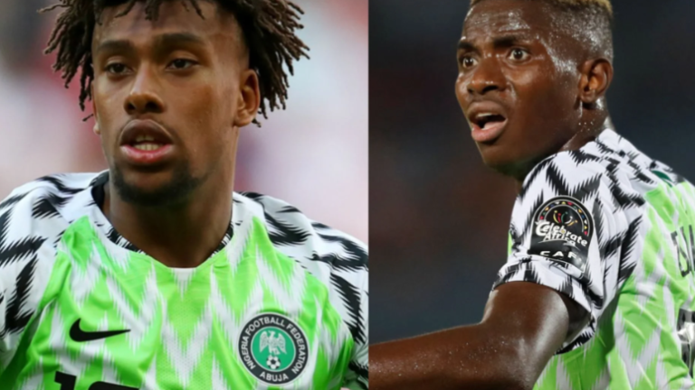 Moment Alex Iwobi and Victor Osimhen snubbed journalists who asked them questions at an event (video)