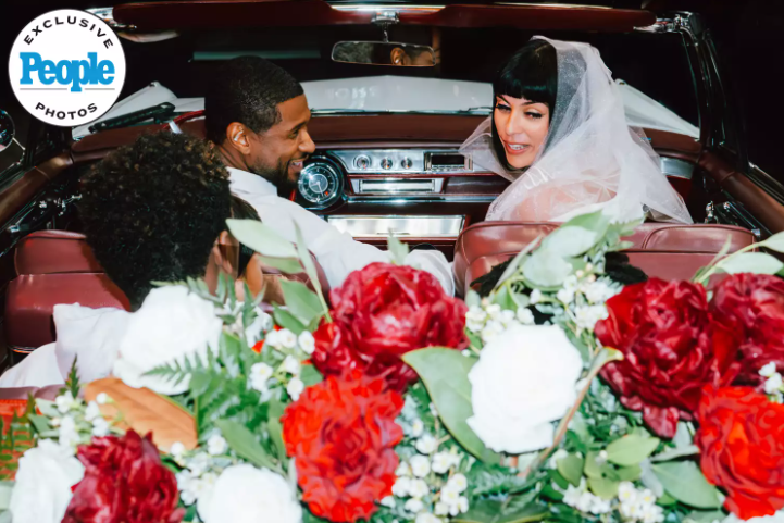 Official photos from Usher and Jennifer Goicoechea