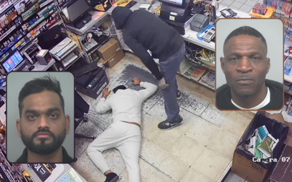 Two gas station employees nabbed after they staged robbery to steal from the store (video)