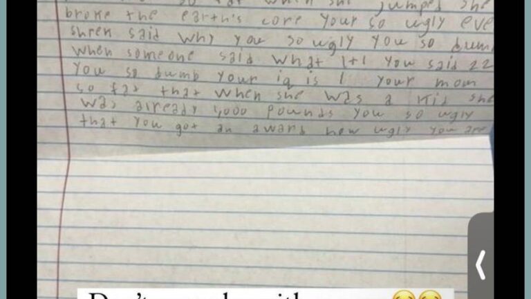 Mum receives heat for supporting son’s “toxicity” after proudly sharing bitter note he wrote to a girl because she rejected him