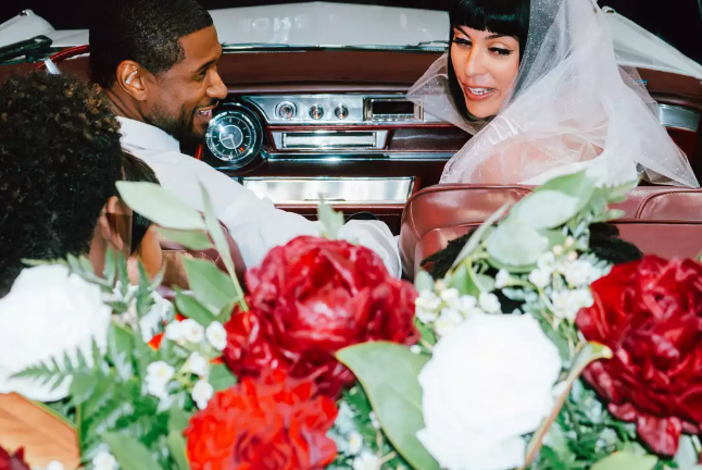 Official photos from Usher and Jennifer Goicoechea’s wedding