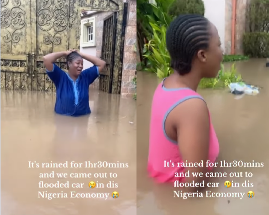 Residents lose properties as many areas in Lagos flood after a few hours of rain (photos/video)