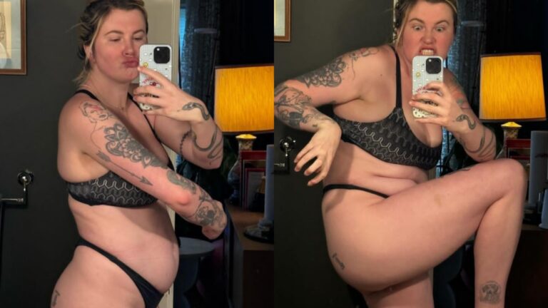 American model, Ireland Baldwin shares candid photos of her postpartum body 9 months after welcoming first child