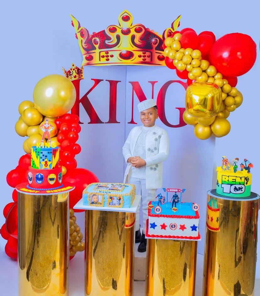 Tonto Dikeh showers prayers on her son, King Andre, as he turns 8 today