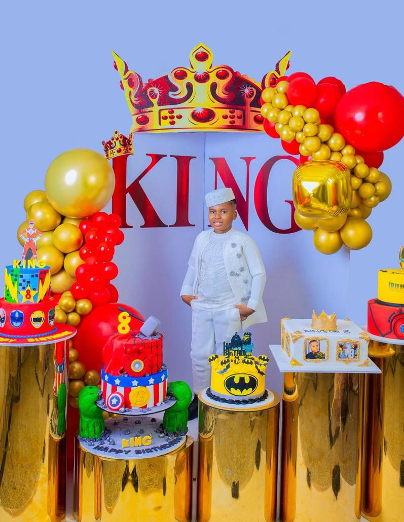 Tonto Dikeh showers prayers on her son, King Andre, as he turns 8 today