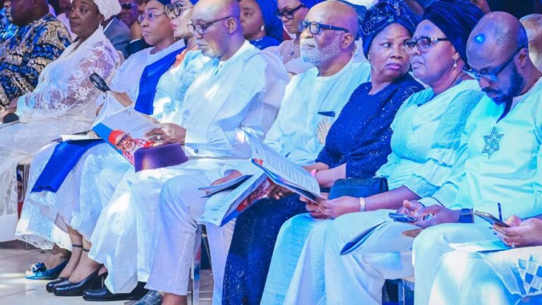 Photos from the service of songs of late Ondo governor, Rotimi Akeredolu