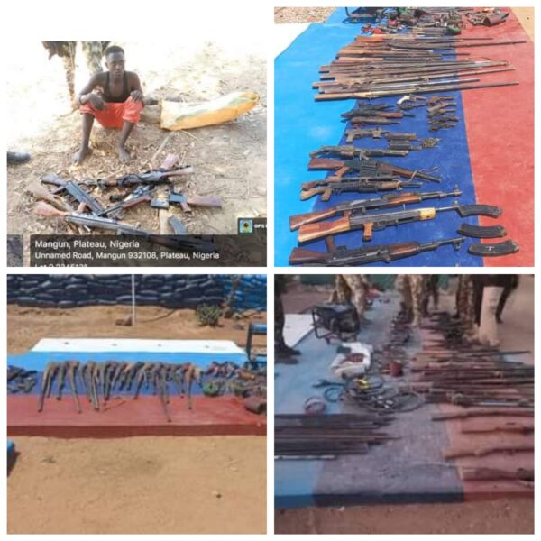 One arrested as troops burst weapon manufacturing factory in Plateau, recover cache of arms and ammunition