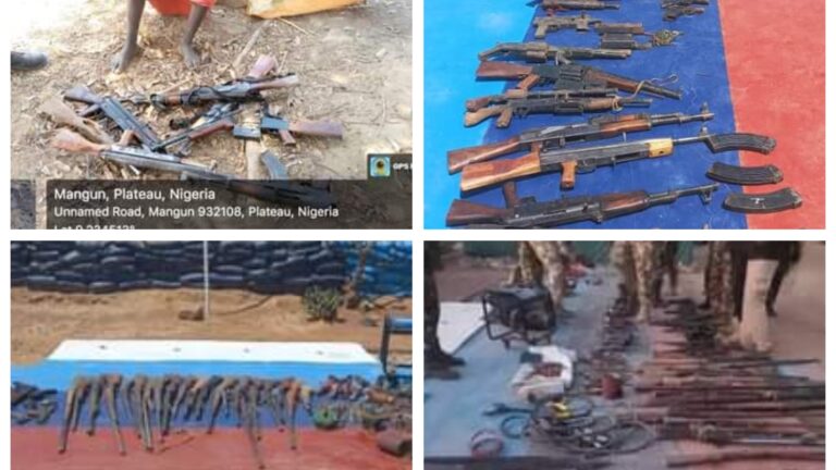 One arrested as troops burst weapon manufacturing factory in Plateau, recover cache of arms and ammunition