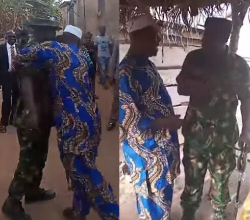 Heartwarming video of NYSC DG visiting his former landlord in Osun state where he served as a corper