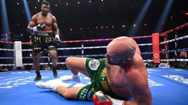 Francis Ngannou says Anthony Joshua won’t recover from a similar punch he landed to floorÂ TysonÂ Fury