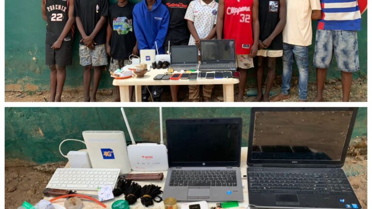 10 arrested as police bust hideout of suspected internet fraudsters in Nasarawa