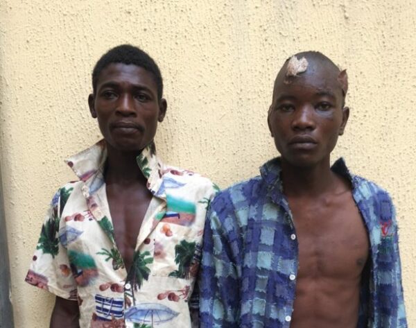 Police arrest motorcycle robbers who spray pepper on victims in Lagos