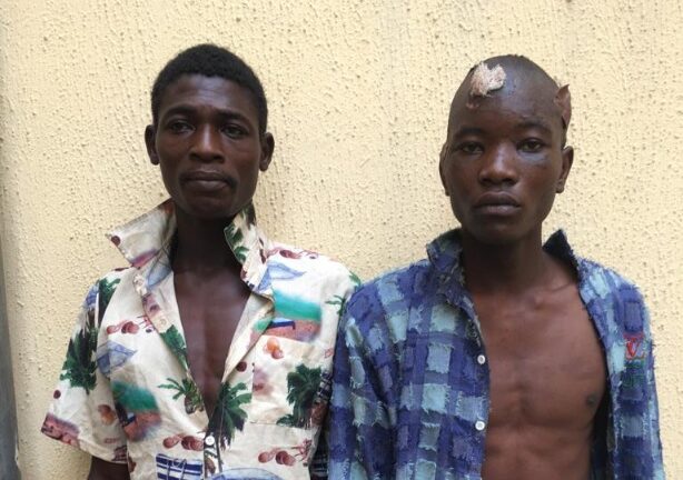 Police arrest motorcycle robbers who spray pepper on victims in Lagos